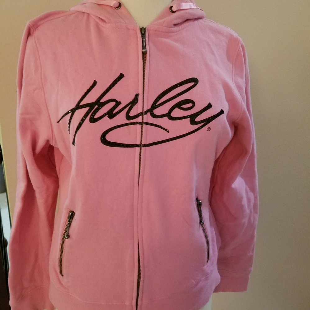 Harley-Davidson bling hoodie, size L